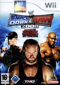 WWE Smackdown vs. Raw 2008 Wii  box art